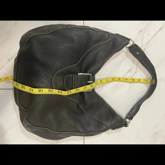 Michael Kors Black Pebbled Leather Hobo Bag - Picture 11 of 14